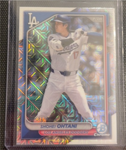 2024 Bowman Chrome #85 Shohei Ohtani Mojo Refractor Los Angeles Dodgers — front