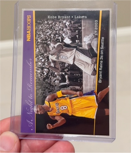 2011-12 Panini NBA Hoops A Night to Remember #4 Kobe Bryant — front