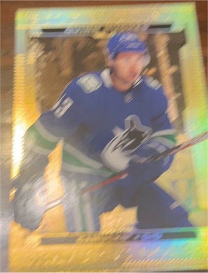 2022 Tim Hortons J.T. Miller #G-12 Vancouver Canucks — front