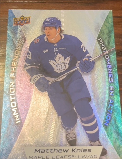 2023 Upper Deck Tim Hortons Clear Cut Phenoms #CC-15 Matthew Knies — front
