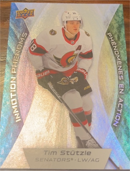 2024-25 Upper Deck Tim Hortons InMotion Phenoms #MP15 Tim Stutzle — front