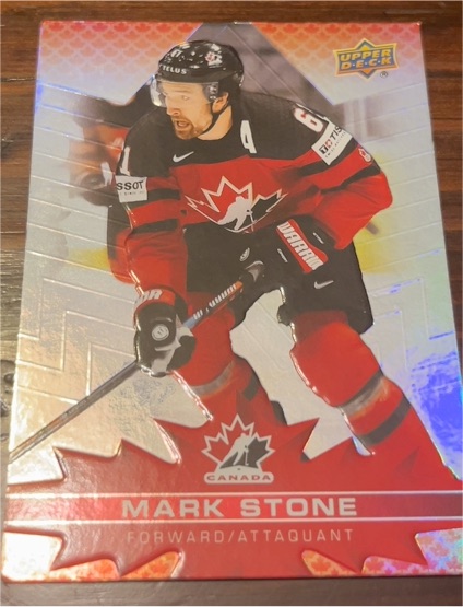 2021-22 Upper Deck Tim Hortons Team Canada #28 Mark Stone — front