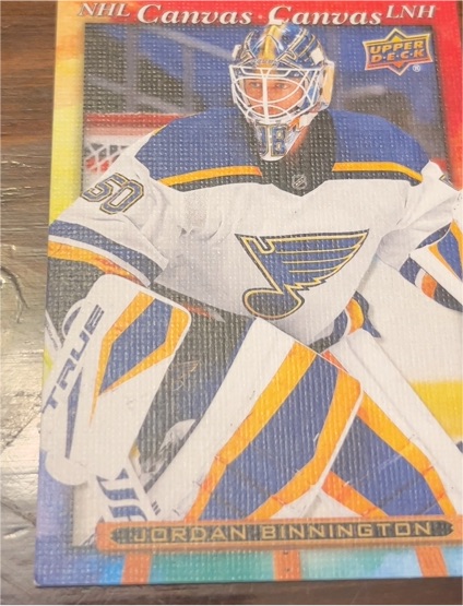 2021-22 Upper Deck Tim Hortons NHL Canvas #C14 Jordan Binnington — front