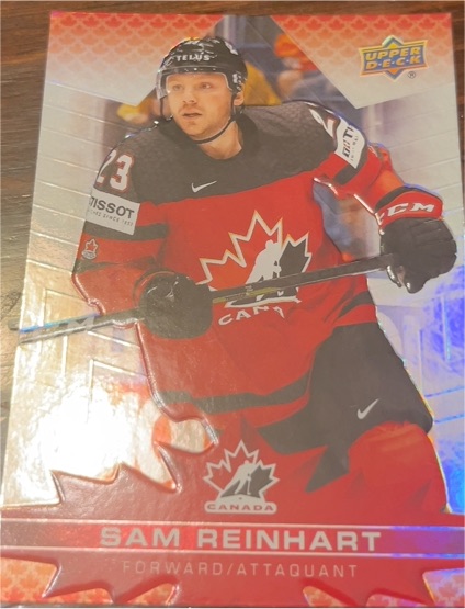 2021-22 Upper Deck Tim Hortons Team Canada #55 Sam Reinhart — front