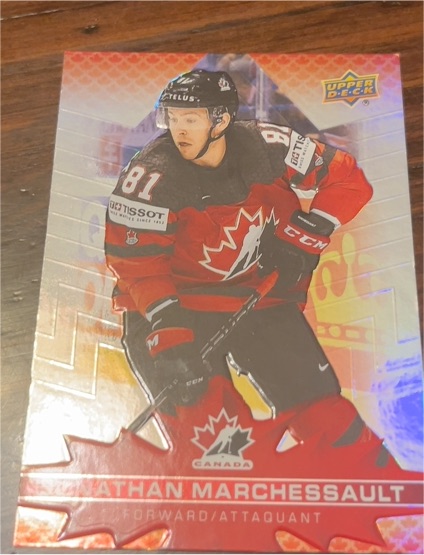 2021-22 Upper Deck Tim Hortons #70 Jonathan Marchessault — front