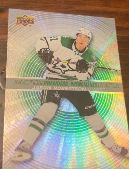 2022 Upper Deck Tim Hortons Inmotion Phenoms #PM-3 Jason Robertson — front