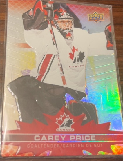 2021-22 Upper Deck Tim Hortons Team Canada #10 Carey Price — front