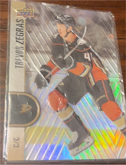 2022-23 Upper Deck Tim Hortons #46 Trevor Zegras Anaheim Ducks — front