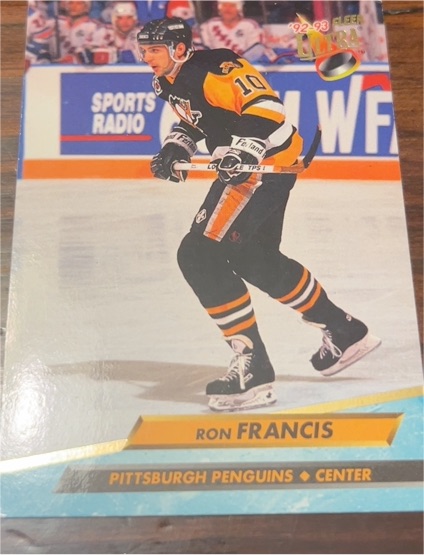 1992-93 Fleer Ultra #163 Ron Francis — front