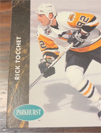 1991-92 Parkhurst #354 Rick Tocchet — front
