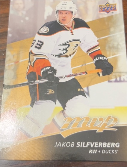 2020 Upper Deck MVP #127 Jakob Silfverberg — front