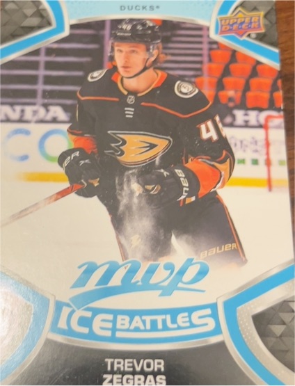 2021-22 Upper Deck MVP #249 Trevor Zegras Ice Battles — front