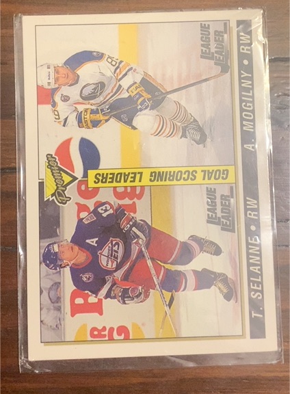 1993-94 Topps Premier #148 Teemu Selanne / Alexander Mogilny — front