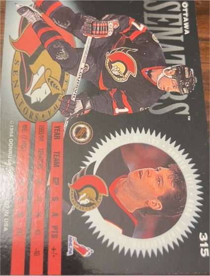 1994-95 Donruss #315 Scott Levins — front