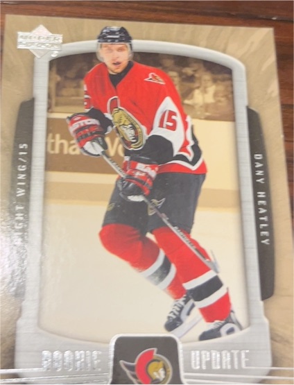 2005-06 Upper Deck Rookie Update #66 Dany Heatley — front