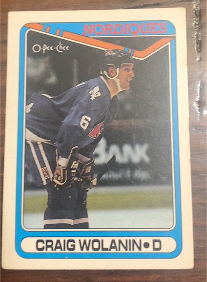 1990-91 O-Pee-Chee #40 Craig Wolanin — front