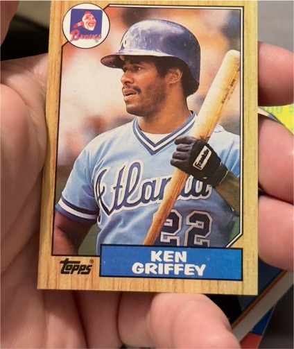 1987 Topps #711 Ken Griffey Sr Atlanta Braves — front