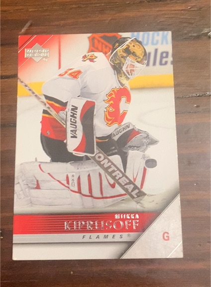 2005-06 Upper Deck #30 Miikka Kiprusoff — front
