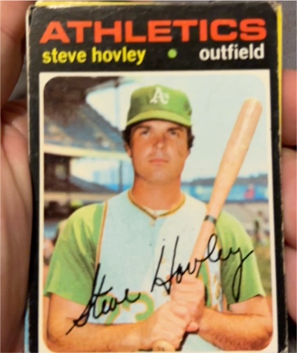 1971 Topps #109 Steve Hovley — front