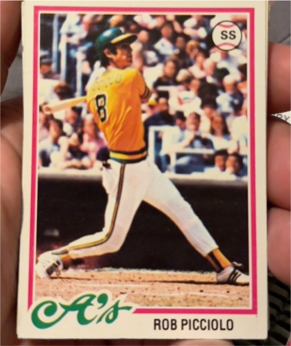 1978 Topps #528 Rob Picciolo — front