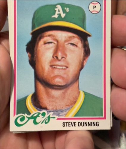 1978 Topps #647 Steve Dunning — front