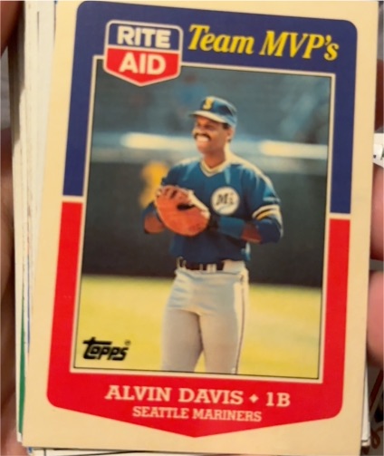 1988 Topps Rite Aid Team MVP's #24 Alvin Davis — front