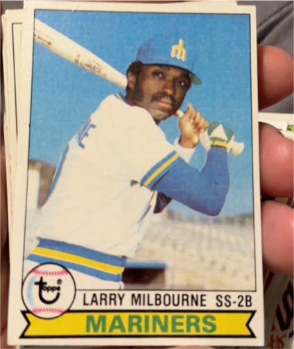 1979 Topps #199 Larry Milbourne Seattle Mariners — front