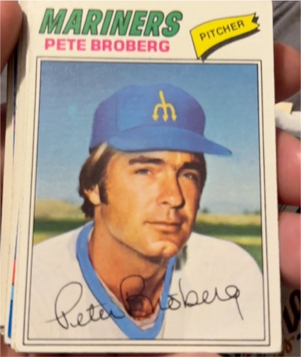 1977 Topps #409 Pete Broberg — front