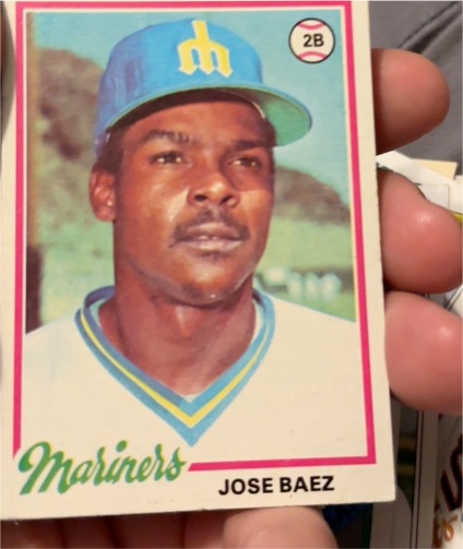 1978 Topps #311 Jose Baez Seattle Mariners — front