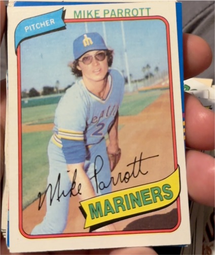 1980 Topps #443 Mike Parrott — front
