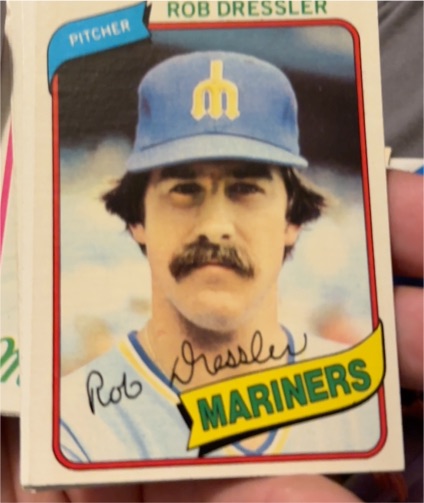 1980 Topps #366 Rob Dressler — front