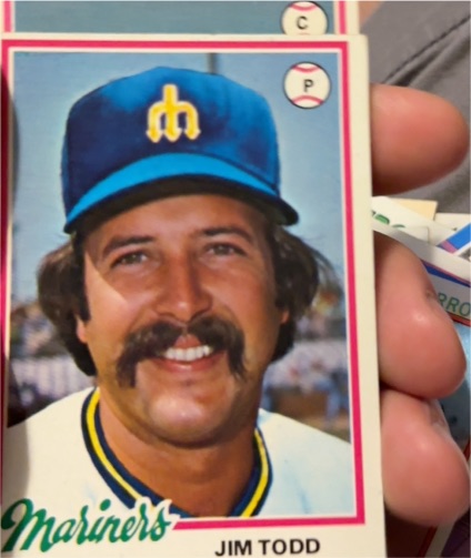1978 Topps #333 Jim Todd Seattle Mariners — front