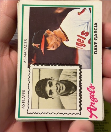 1978 Topps #656 Dave Garcia California Angels — front