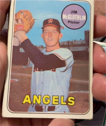 1969 Topps #386 Jim McGlothlin — front
