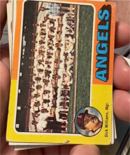 1975 Topps #236 California Angels Team Checklist Dick Williams — front