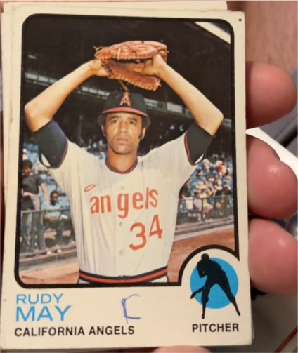 1973 Topps #102 Rudy May — front