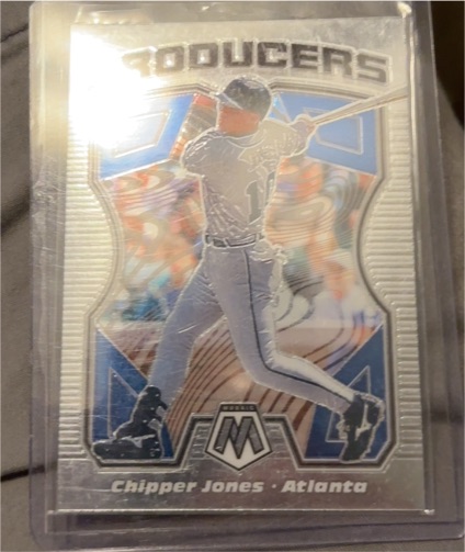2021 Panini Mosaic #P7 Chipper Jones PRODUCERS — front