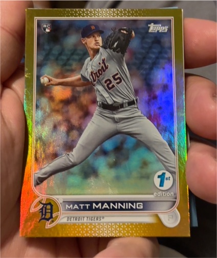 2022 Topps Series 1 #31 Matt Manning — front