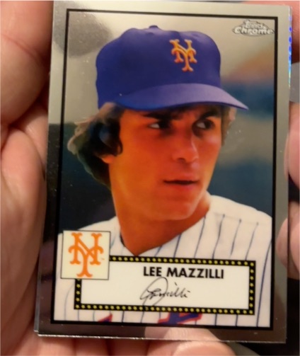 2021 Topps Chrome Platinum Anniversary #596 Lee Mazzilli — front