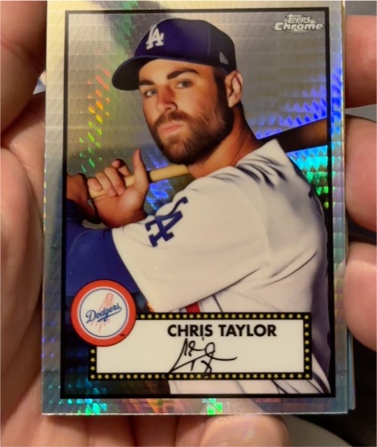 2021 Topps Chrome Platinum Anniversary #392 Chris Taylor — front