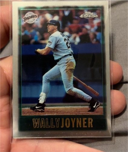 1997 Topps Chrome #50 Wally Joyner — front