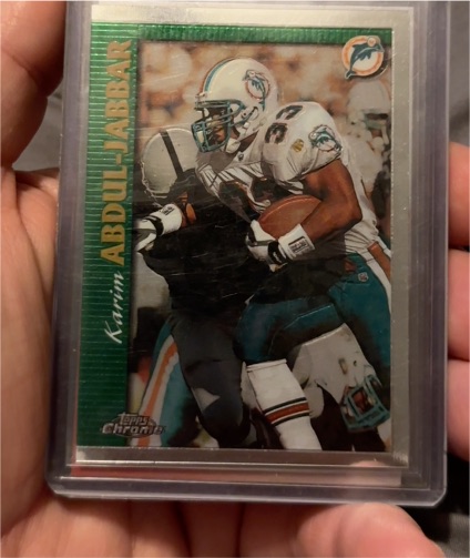 1997 Topps Chrome #107 Karim Abdul-Jabbar — front
