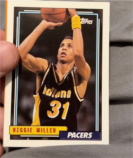 1992-93 Topps #193 Reggie Miller — front