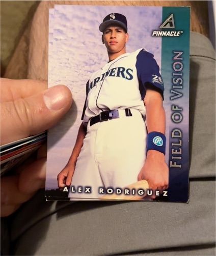 1997 Pinnacle #182 Alex Rodriguez Field of Vision Seattle Mariners — front