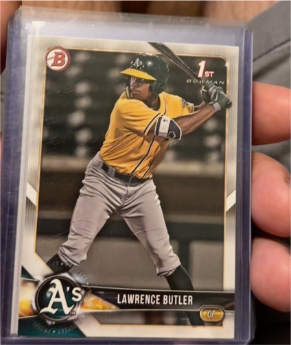 2018 Bowman Draft #BD-4 Lawrence Butler — front