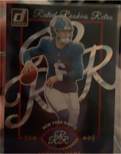 2025 Panini Donruss Rated Rookies Retro #1 Jaxson Dart — front