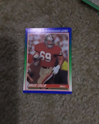 1990 Score #365 Bruce Collie — front
