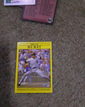 1991 Fleer #533 Bruce Hurst — front