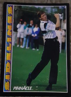 1992 Pinnacle Sidelines Golf Card — front
