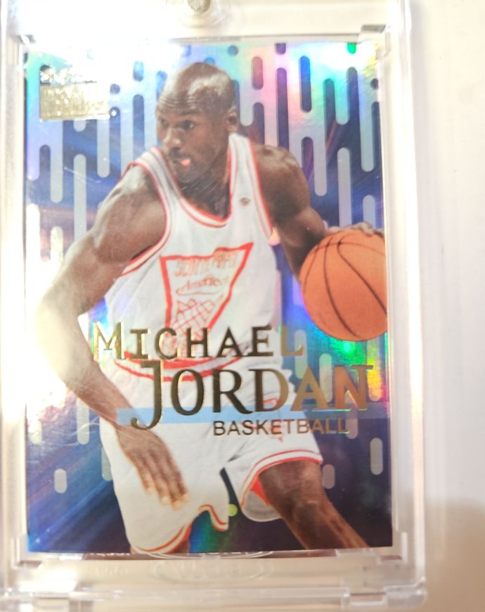 2022 Skybox Metal Universe Champions #S-1 Michael Jordan — front